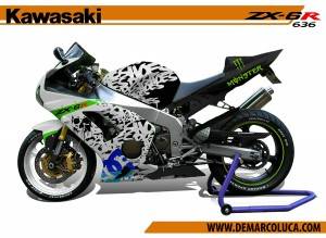 Kawasaki Ninja ZX-636 2003 - grafica DC Shoes