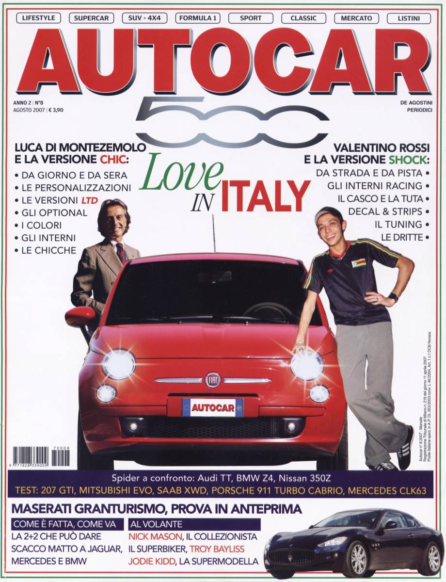 COPERTINA AUTOCAR